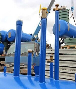 Бак высокого давления Газгольдер 4000 литров "Высокие патрубки"